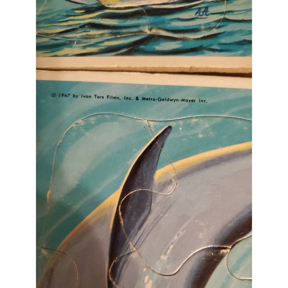 3 Flipper Tray Puzzles Flipper Underwater Adventures Puzzles 1967 - Picture 3 of 6